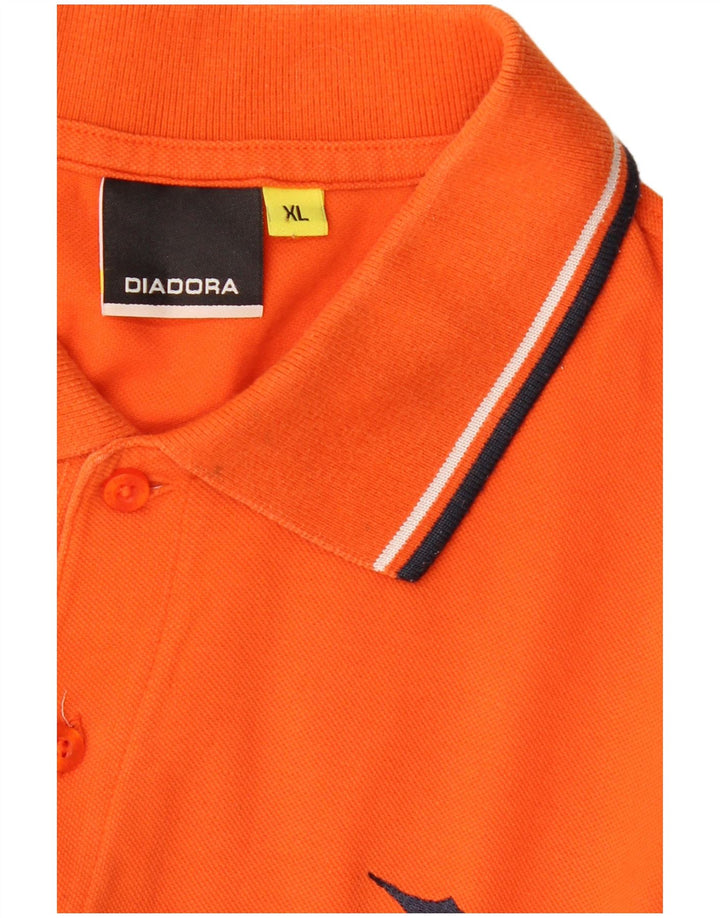DIADORA Polo Hombre XL Naranja