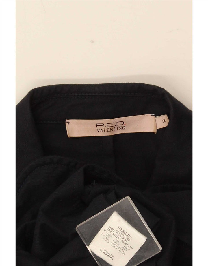 Red Valentino Chaqueta Blazer De 3 Botones Para Mujer IT 42 Algodón Azul Marino Medio