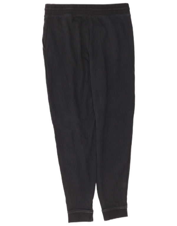 Marks & Spencer Womens Tracksuit Trousers Joggers UK 14 Large Black Cotton