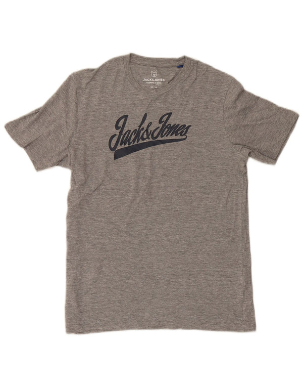 Jack & Jones Camiseta gráfica para niño 13-14 años Gris Algodón