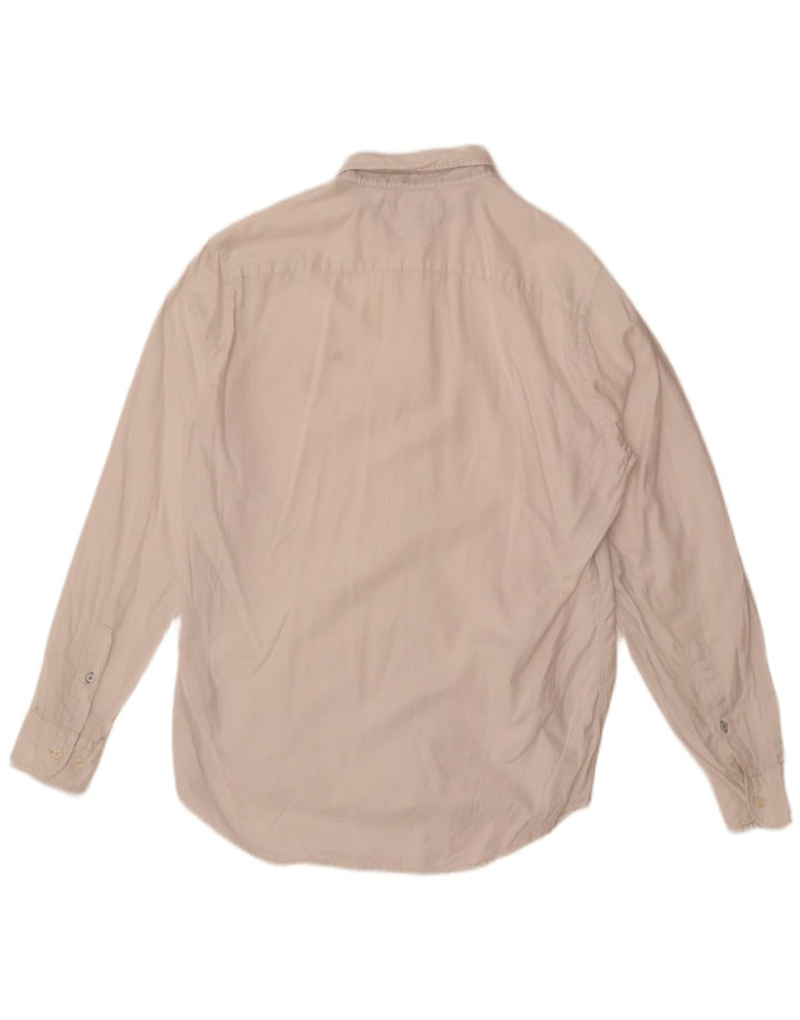 Tommy Hilfiger Camisa New York Fit para Hombre Algodón Blanco Mediano