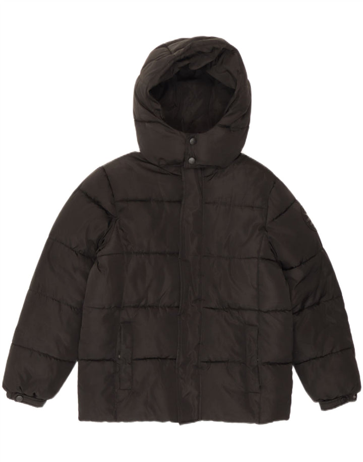 Diadora Chaqueta acolchada con capucha para niño 9-10 años Negro Poliéster