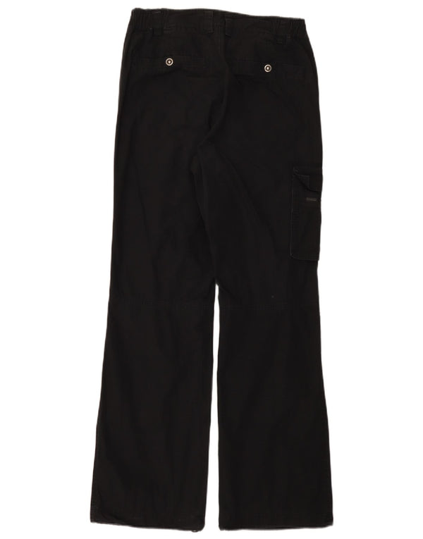 Adidas Pantalones Cargo Bootcut para Mujer UK 10 Small W27 L30 Algodón Negro