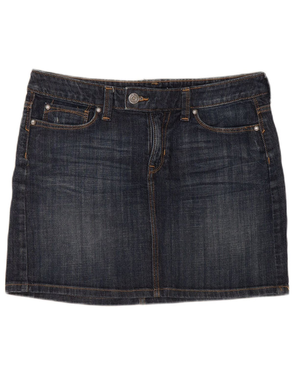 Gap Minifalda vaquera para mujer UK 12 Medium W32 Algodón azul marino