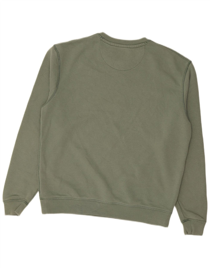 JACK WILLS Hombre Sudadera Jumper Medium Khaki Algodón