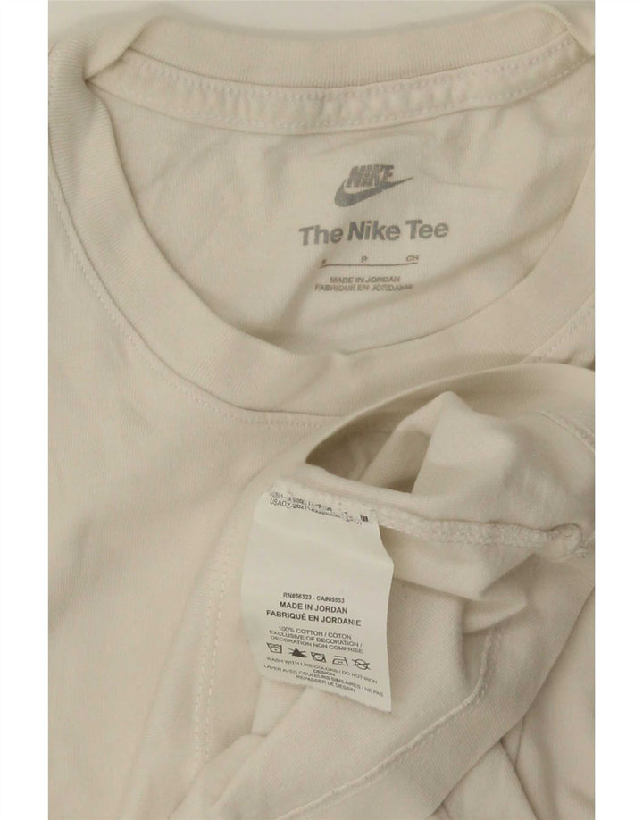 Camiseta Nike Hombre Top Small Blanco Algodón