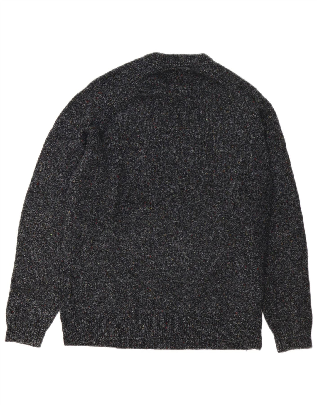Superdry Jersey De Cuello Redondo Para Hombre De Lana Moteada Gris Grande
