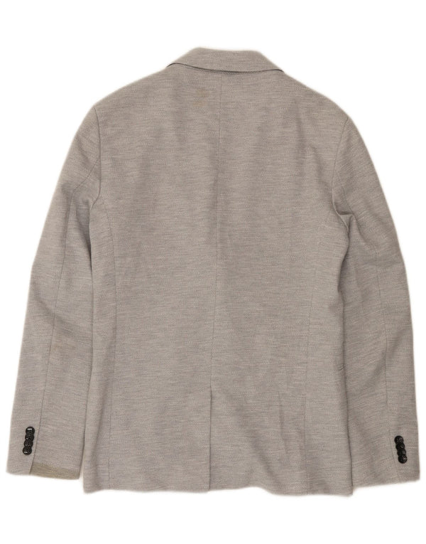 Zara Chaqueta Blazer De 2 Botones Para Hombre UK 38 Gris Medio
