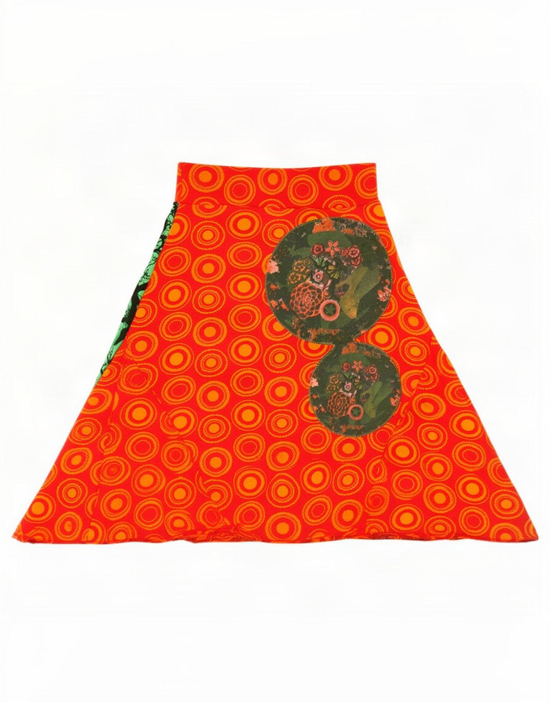 Desigual Falda Acampanada Con Patrón Abstracto Mediana W26 Multicolor