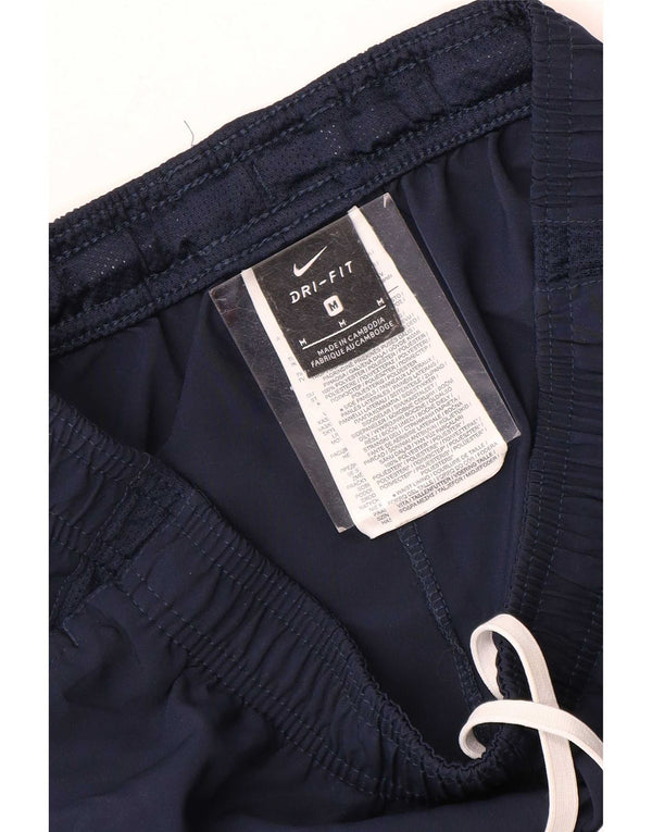 Pantalones cortos deportivos Nike Dri Fit para hombre Poliéster azul marino mediano