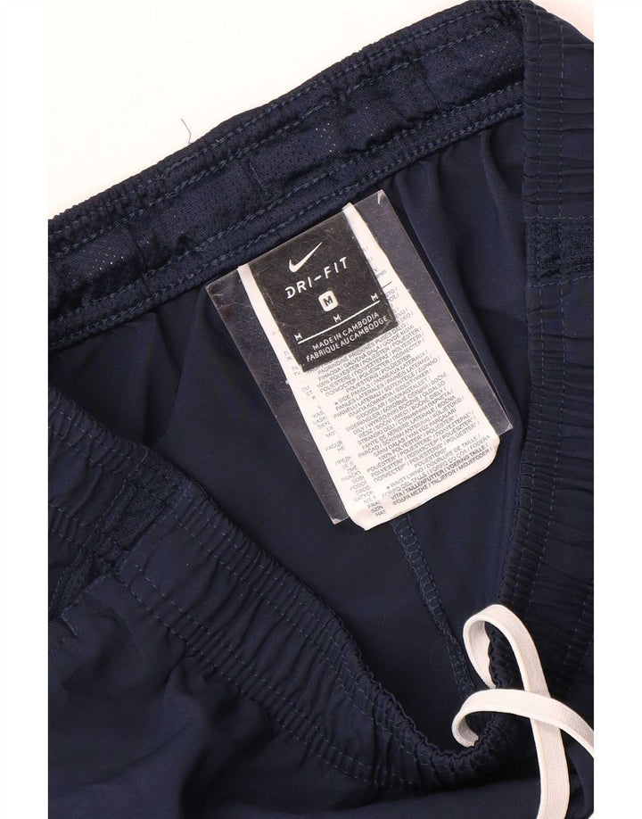 Pantalones cortos deportivos Nike Dri Fit para hombre Poliéster azul marino mediano