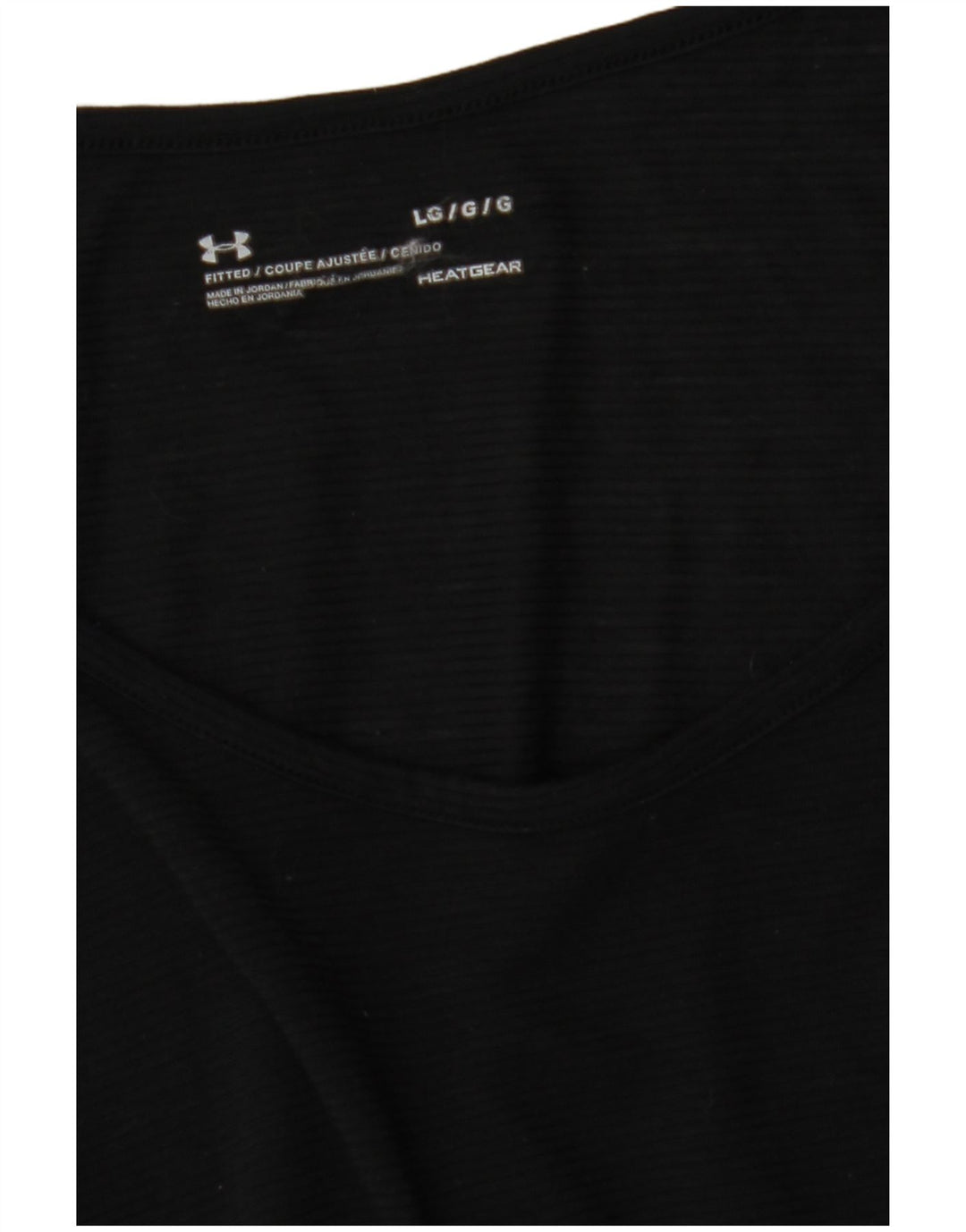 Under Armour Camiseta sin mangas Heat Gear para hombre, talla grande, negra