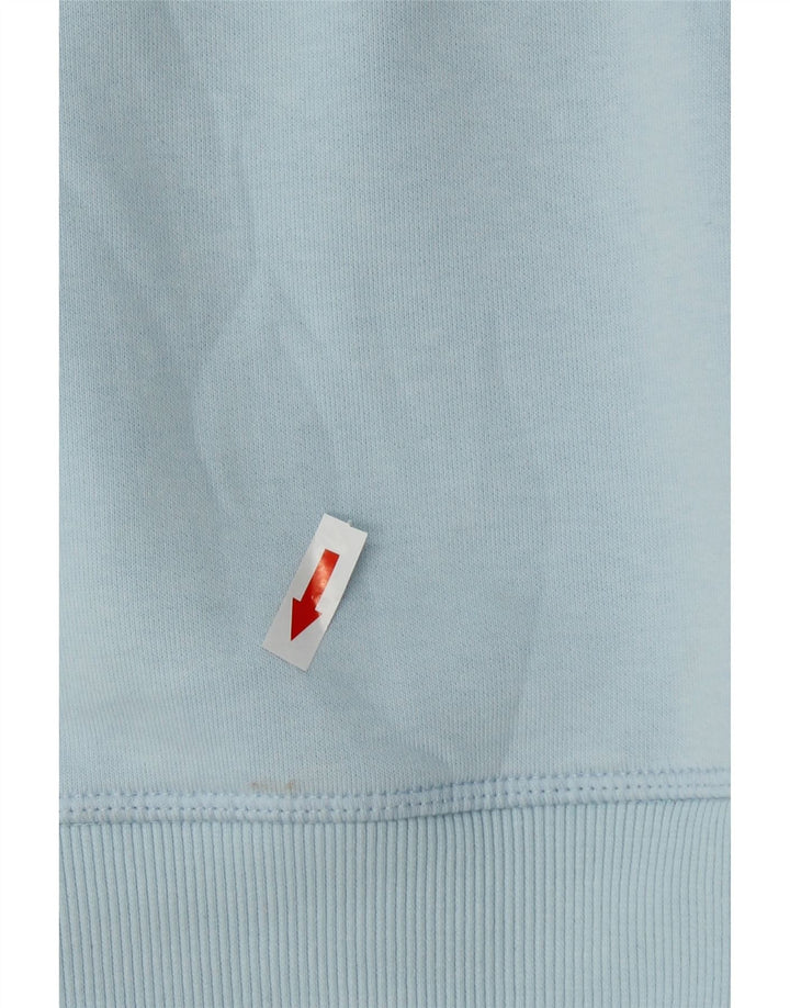Penguin - Sudadera con cuello y cremallera para hombre, color azul medio, algodón