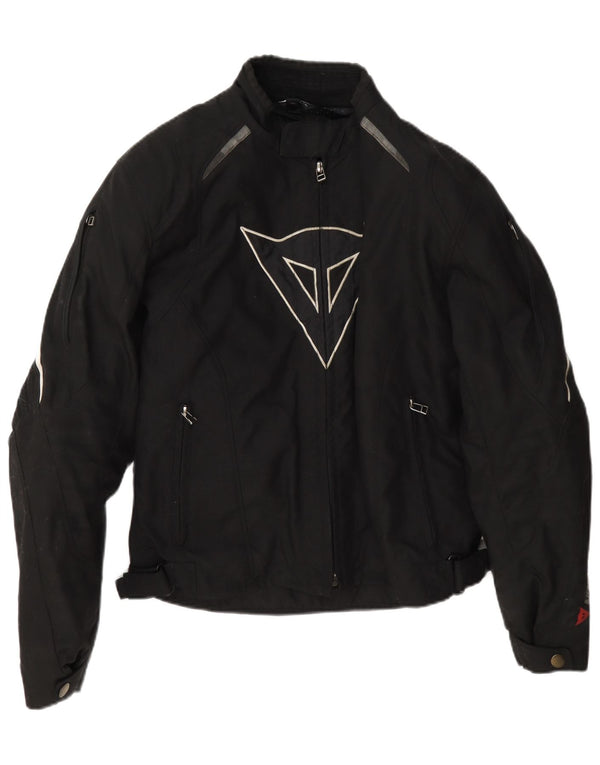 Dainese Mens Graphic Biker Jacket EU 48 Medium Black Colourblock Motorcycle