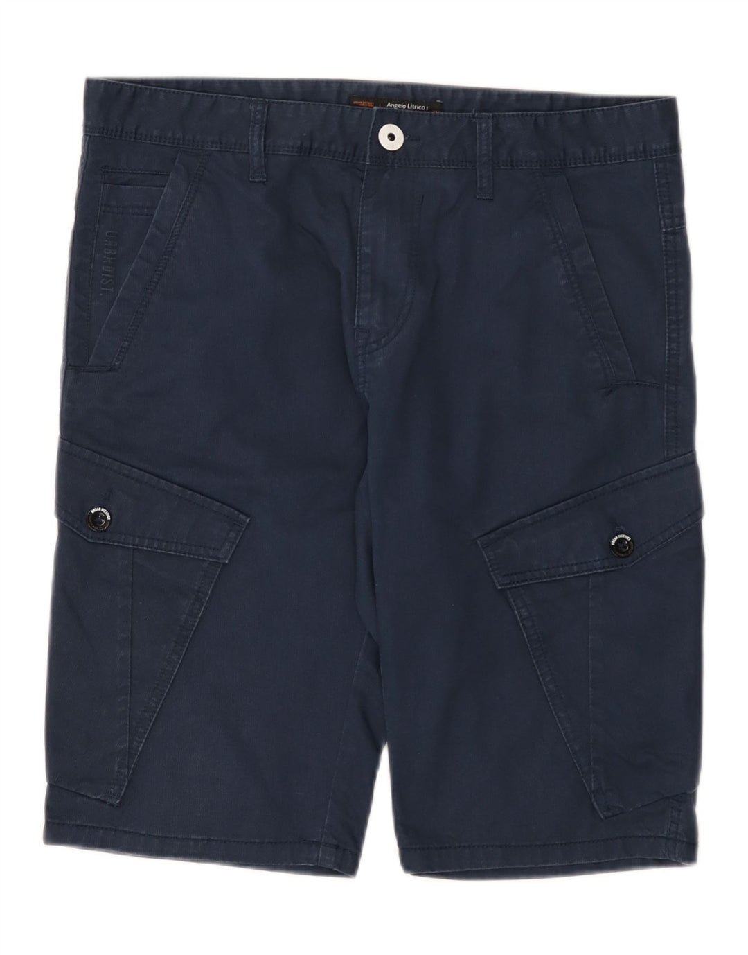 Angelo Litrico Shorts Cargo para Hombre W34 Grande Algodón Azul Marino