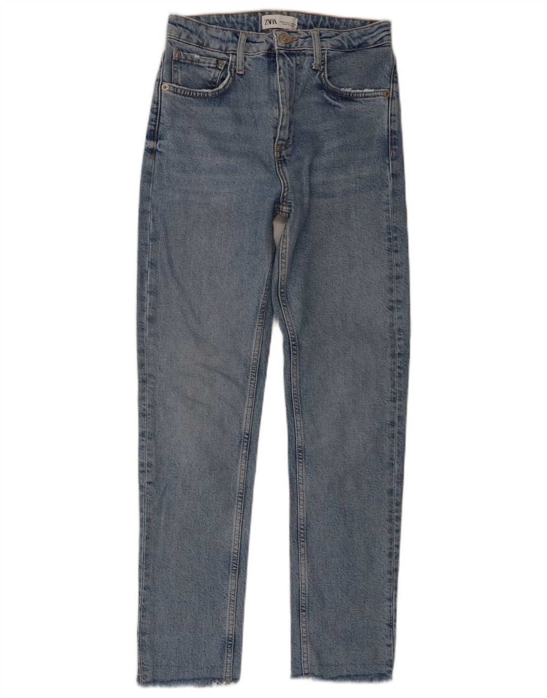 ZARA Vaqueros Slim Mujer EU 34 2XS W24 L27 Azul