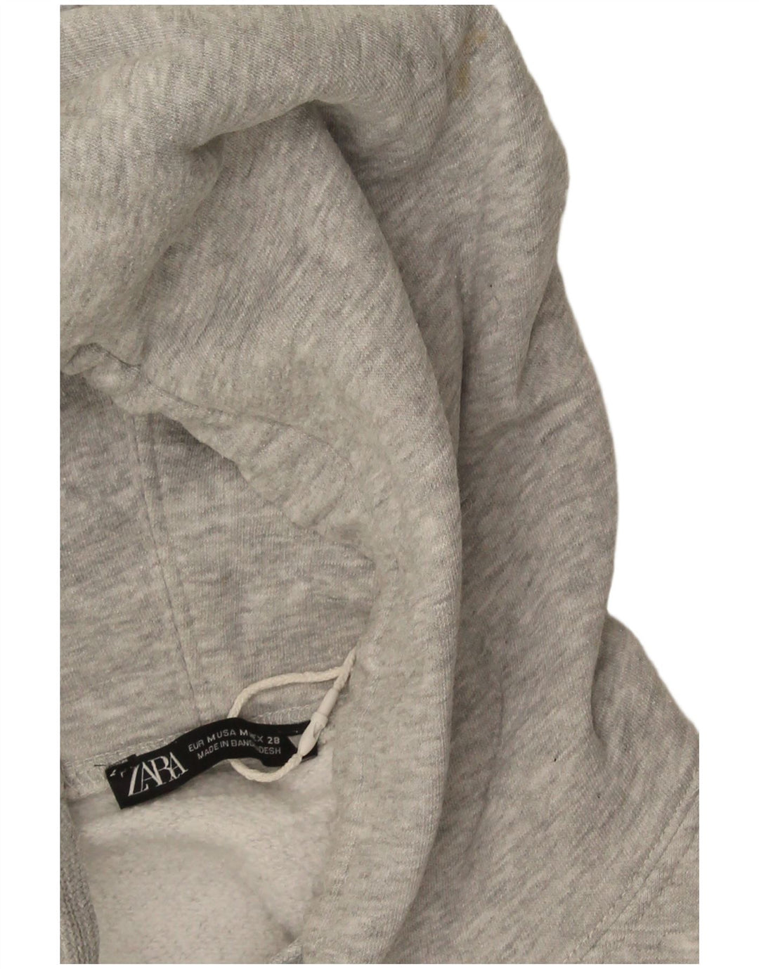 Zara Jersey con capucha extragrande para mujer Reino Unido 44 Gris medio moteado