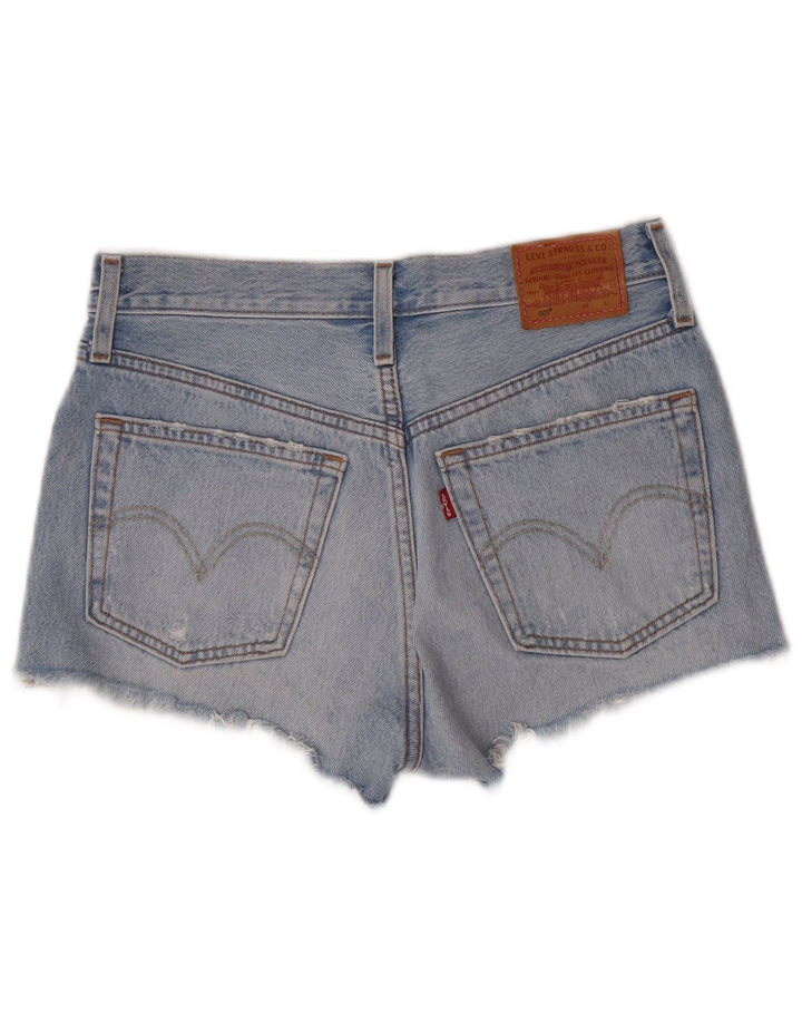 Levi's Mujer 501 Denim Hot Pants W25 Pequeño Algodón Azul