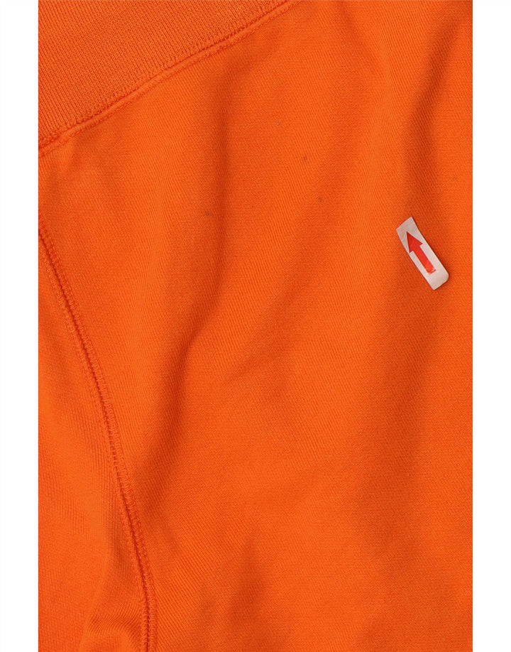 Champion Shorts deportivos gráficos para hombre de algodón naranja medio