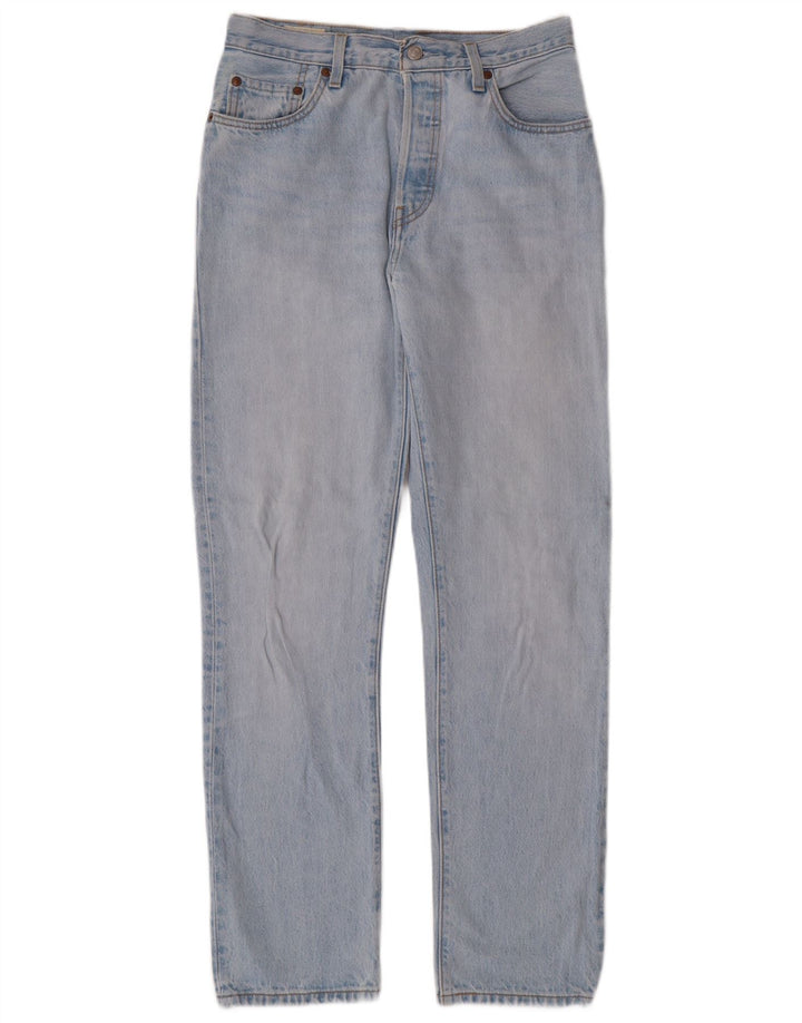 LEVI'S Vaqueros Rectos Mujer W28 L30 Algodón Azul