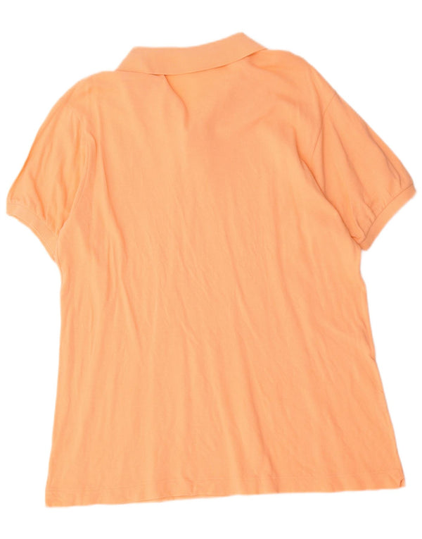 Polo Lacoste Hombre Talla 6 XL Algodón Naranja