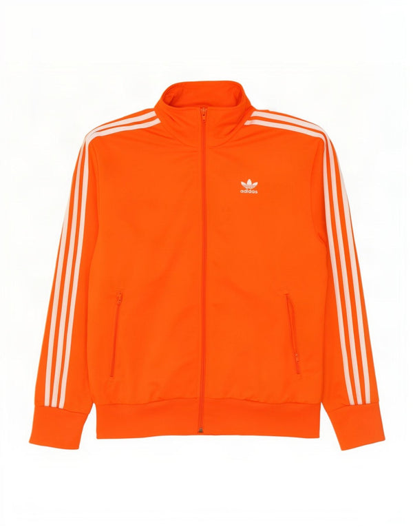 Adidas Hombre Chándal Top Chaqueta Medio Naranja Poliéster