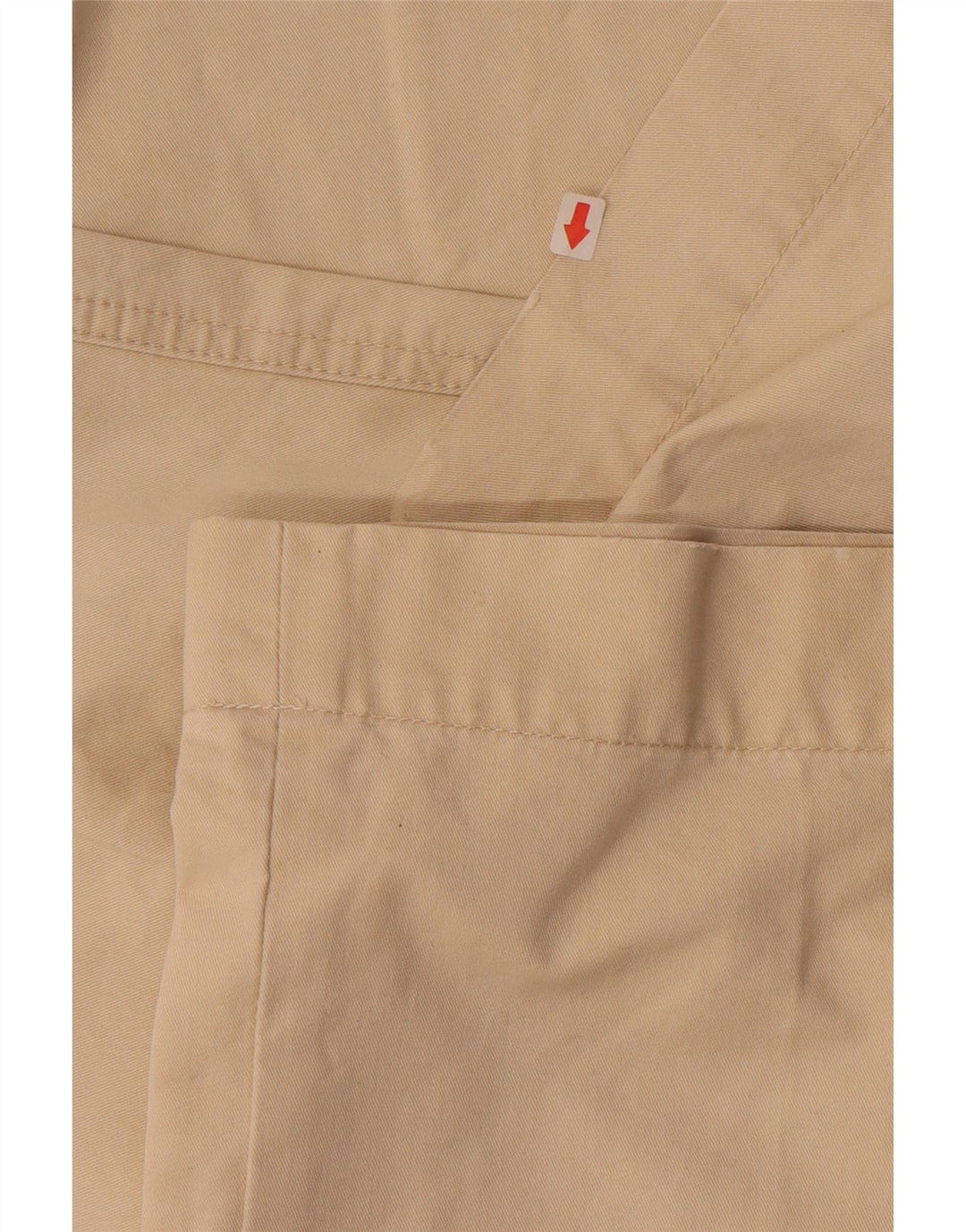 MASSIMO DUTTI Pantalón chino recto para mujer EU 42 Large W32 L33 Beige