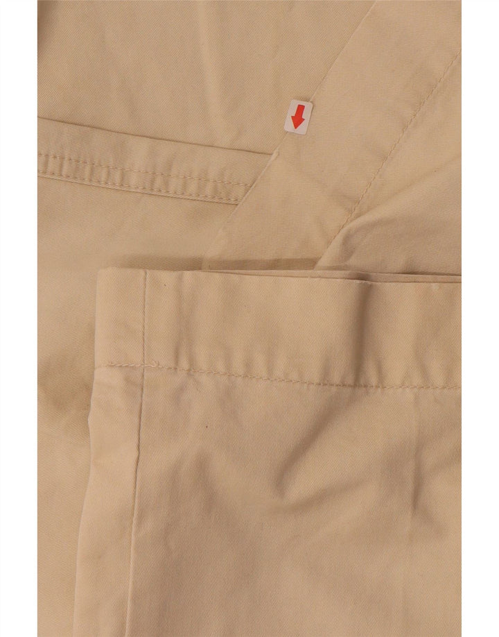 MASSIMO DUTTI Pantalón chino recto para mujer EU 42 Large W32 L33 Beige