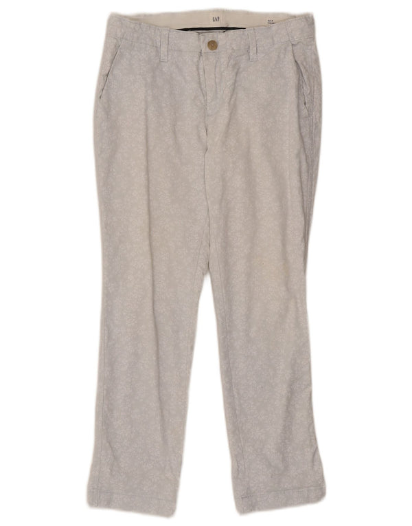 Gap Pantalones chinos rectos para novia para mujer US 2 XS W28 L25 azul floral