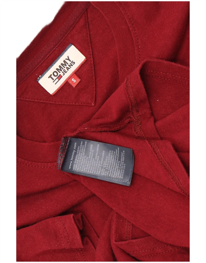 Tommy Hilfiger Camiseta para Hombre Top Small Granate Algodón