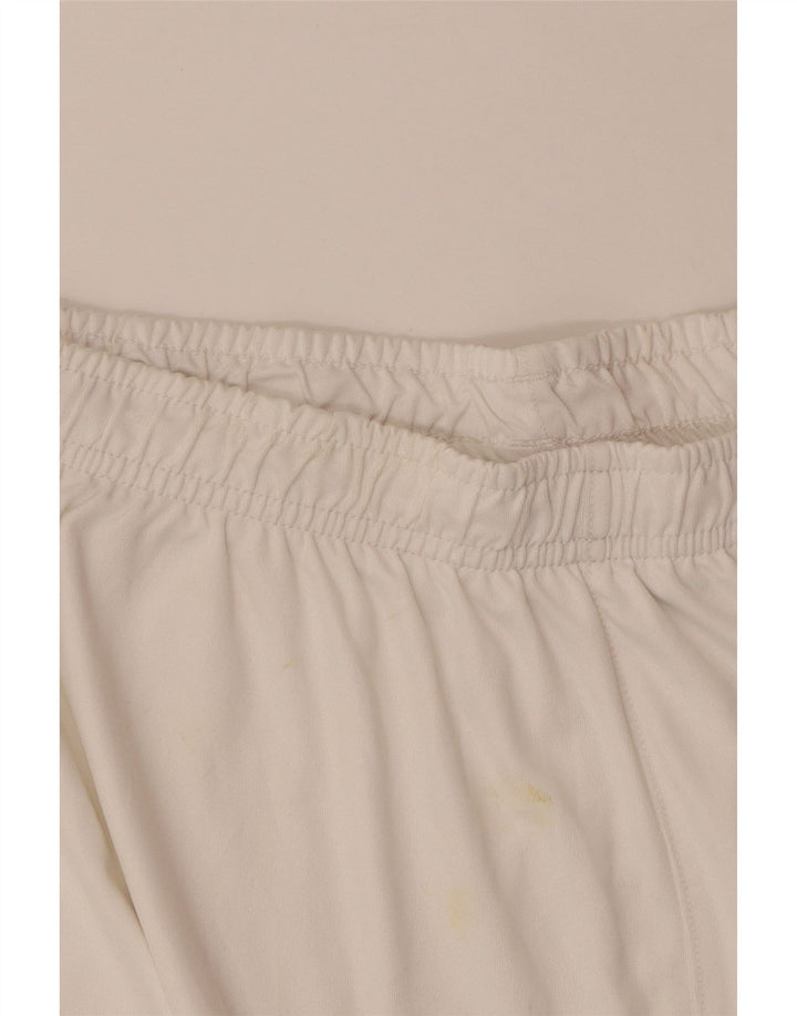 Puma Pantalones cortos deportivos para hombre poliéster blanco grande