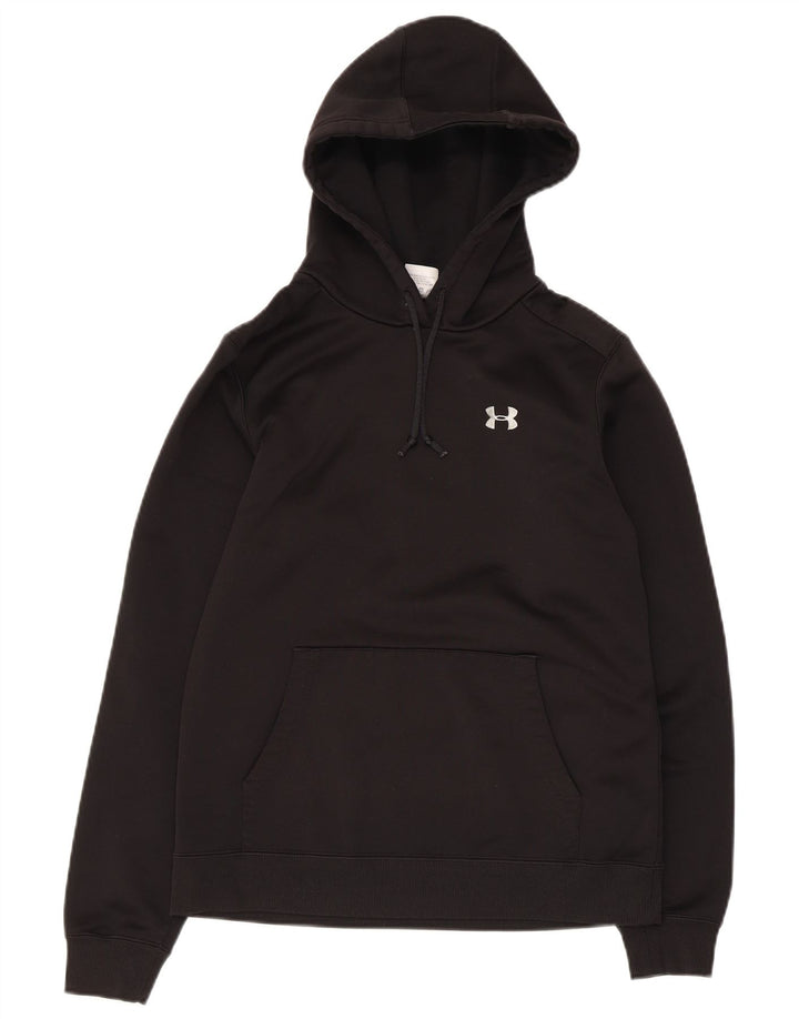 Under Armour Jersey con capucha para mujer UK 10 Small Poliéster negro