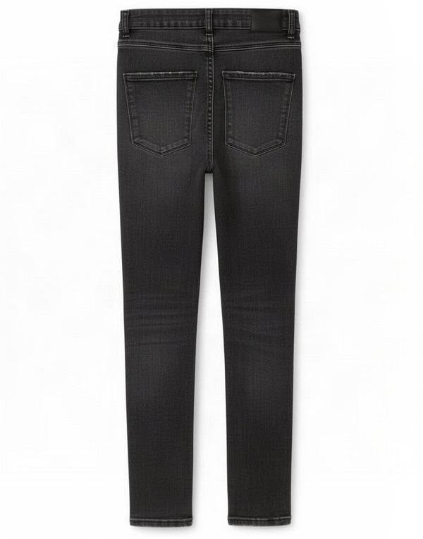 Zara Jeans ajustados para mujer EU 38 Small W28 L27 Gris Algodón