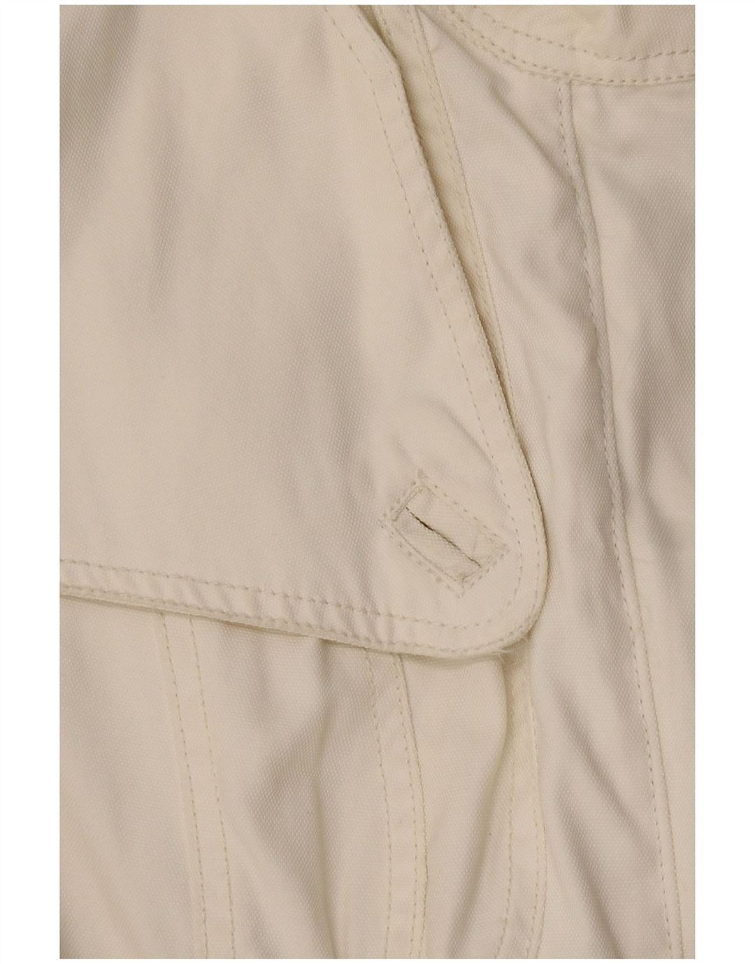 Guess Chaqueta militar para mujer UK 44 Large Off White Nylon