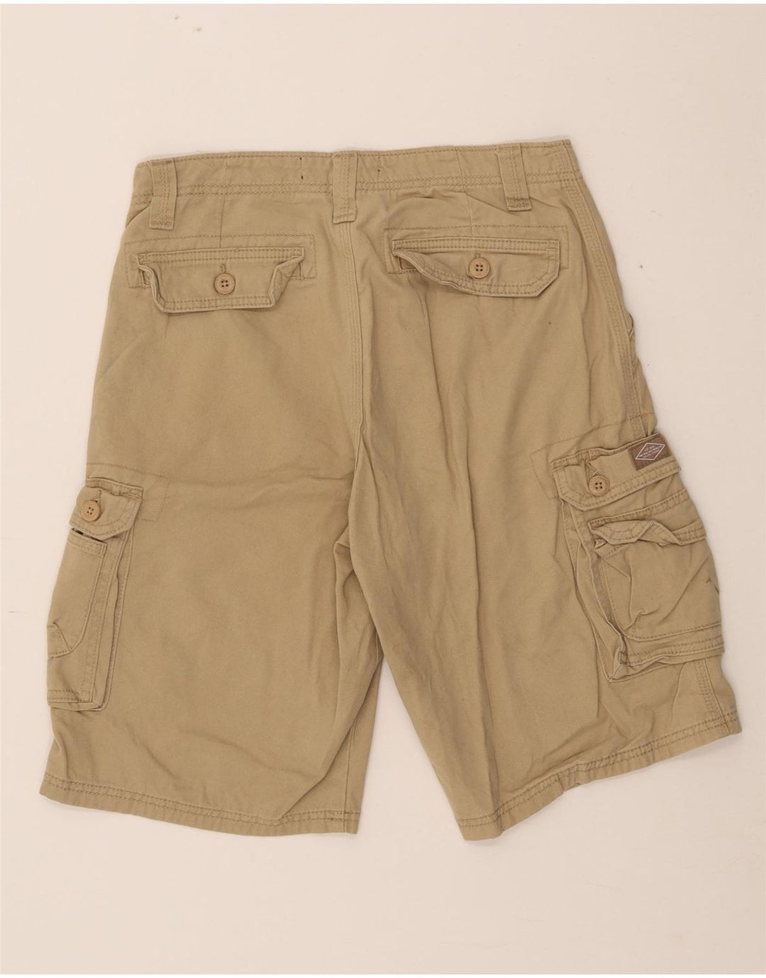 LEE Mens Kansas Cargo Shorts W30 Medium Beige Cotton Vintage Lee and Second-Hand Lee from Messina Hembry 