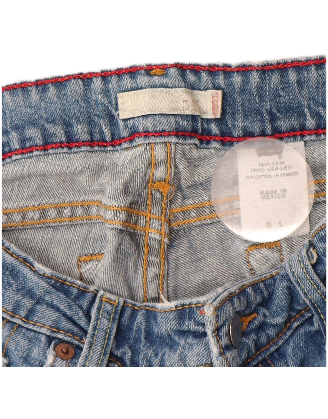 LEVI'S Jeans Bootcut para Mujer US 8 Medium W30 L32 Algodón Azul