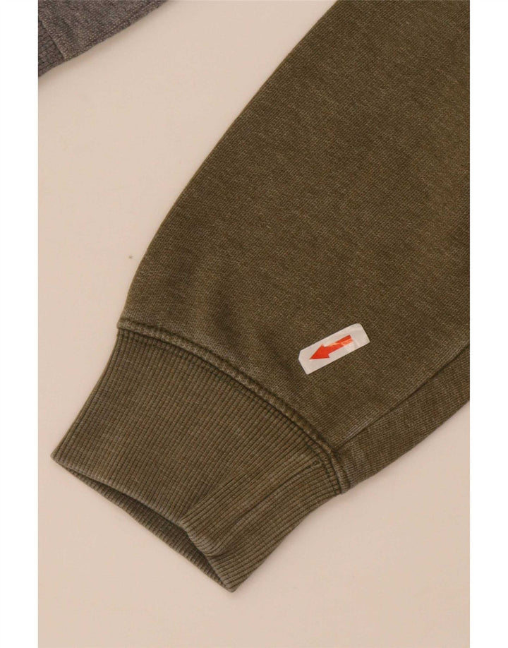Vans Hombre Sudadera Jumper Large Gris Colorblock