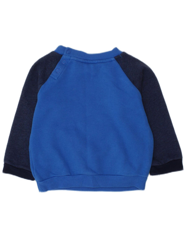 ADIDAS Sudadera gráfica para bebé niño 6-9 meses Azul Colorblock