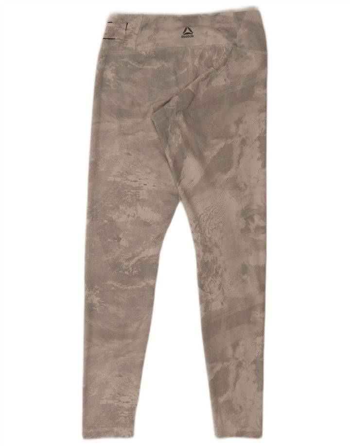 Leggings Reebok para mujer UK 8/10 Small Grey Tie Dye