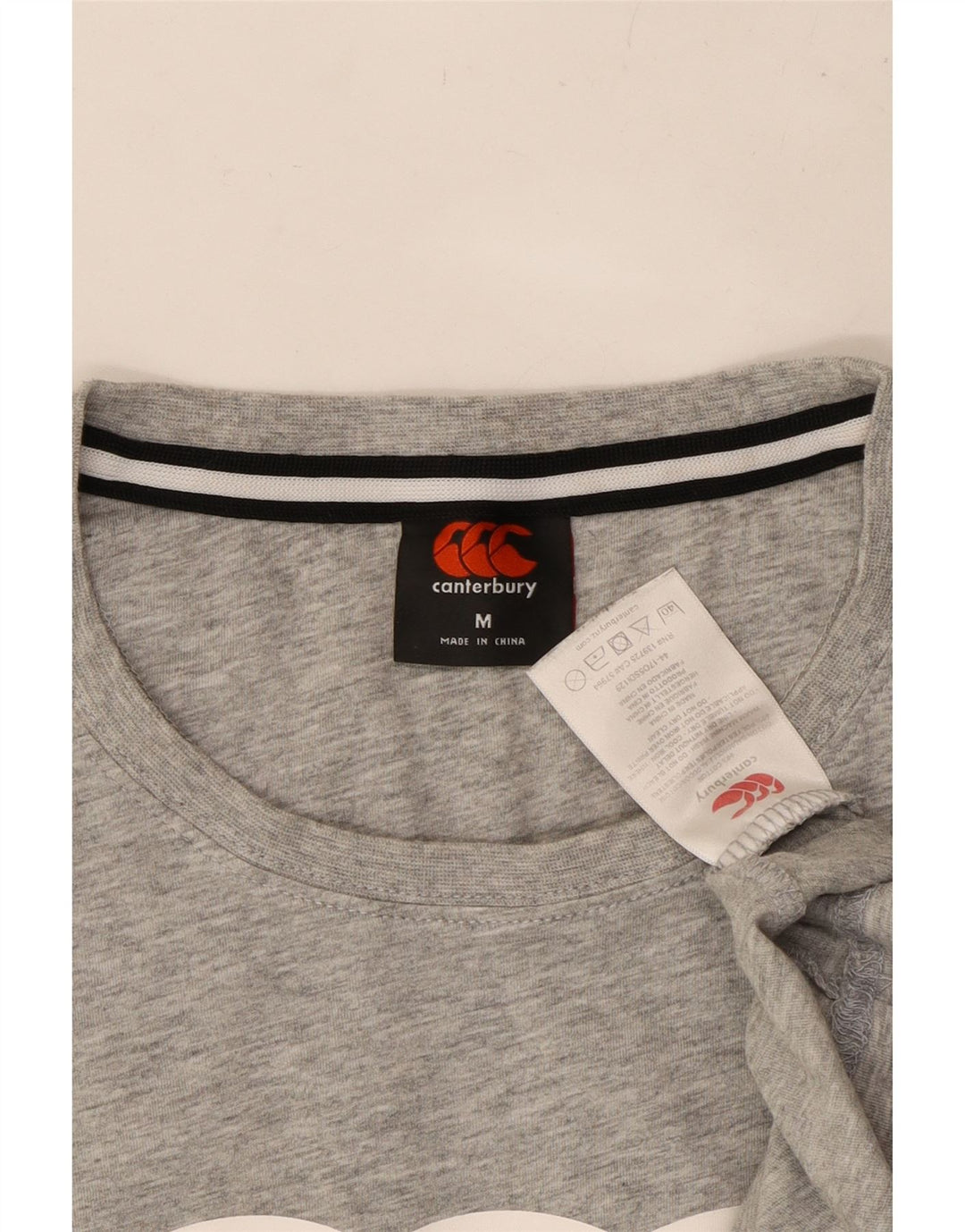 CANTERBURY Camiseta gráfica para hombre Top Algodón gris medio