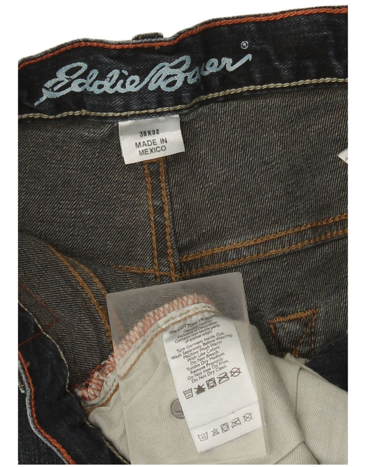 Eddie Bauer Vaqueros rectos para hombre W38 L32 Algodón azul marino