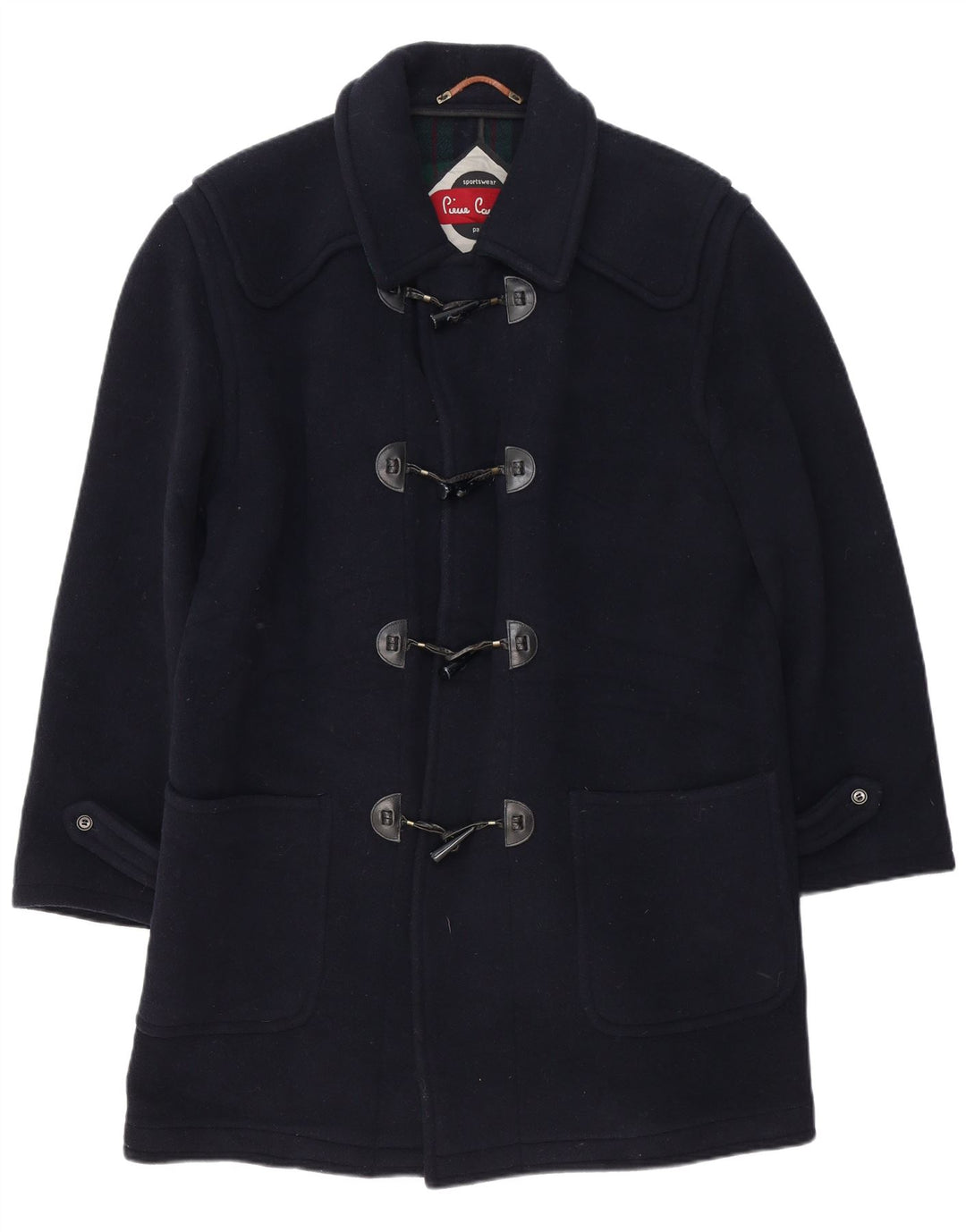 Pierre Cardin Trenca para hombre UK 38 Medium Azul marino Cachemira