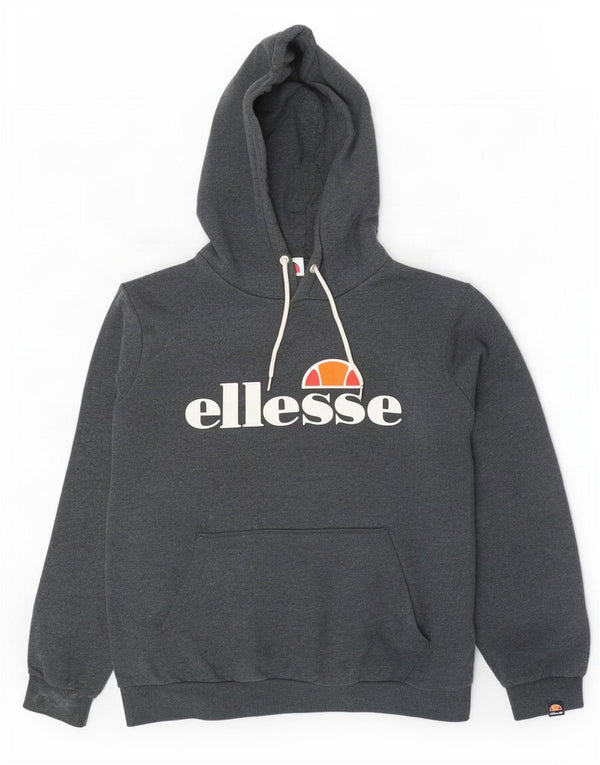 Ellesse Sudadera con capucha gráfica para mujer UK 40 XL Algodón gris