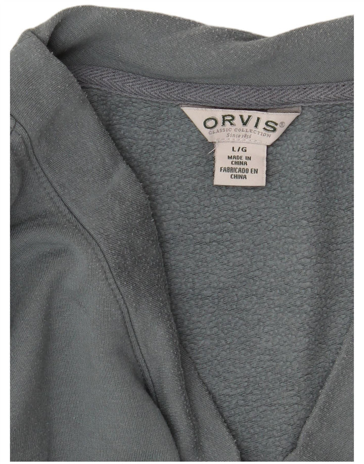Orvis - Sudadera extragrande para mujer, talla 40, color gris