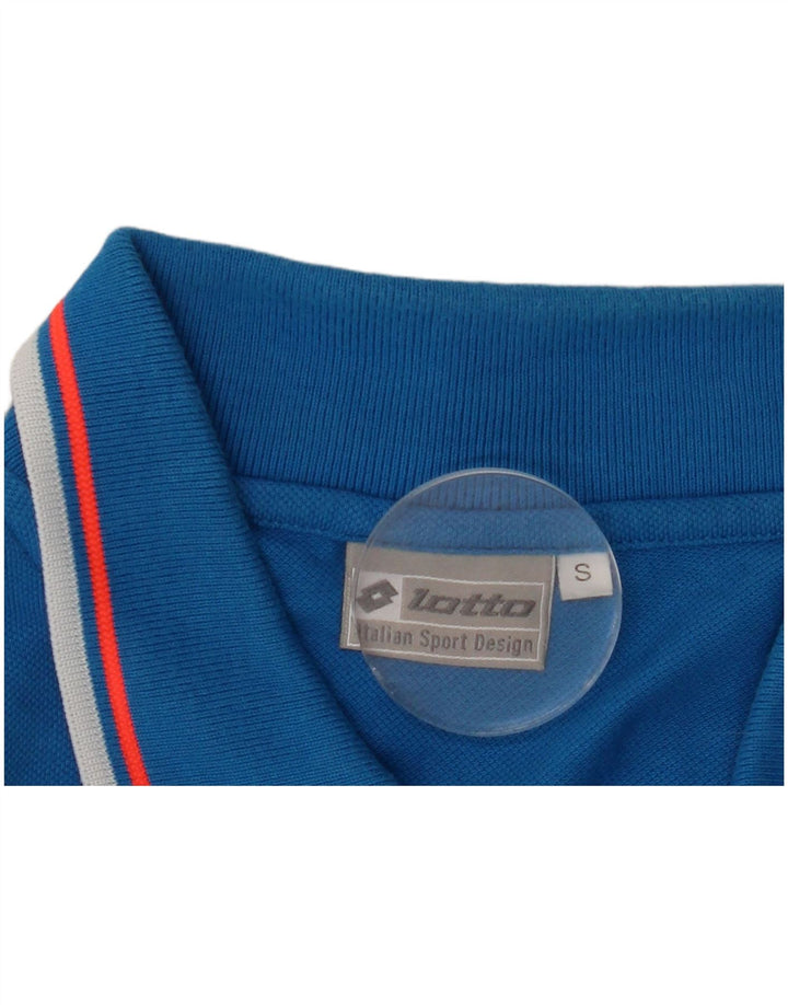 Polo Lotto Hombre Small Azul Algodón