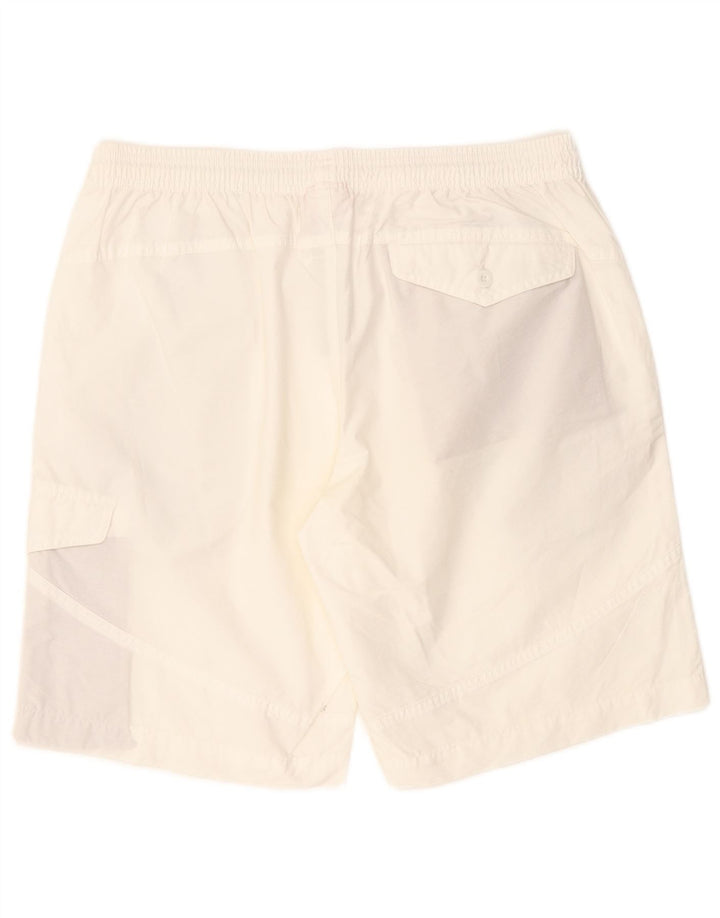 Puma Pantalones cortos deportivos para hombre de algodón blanco grande