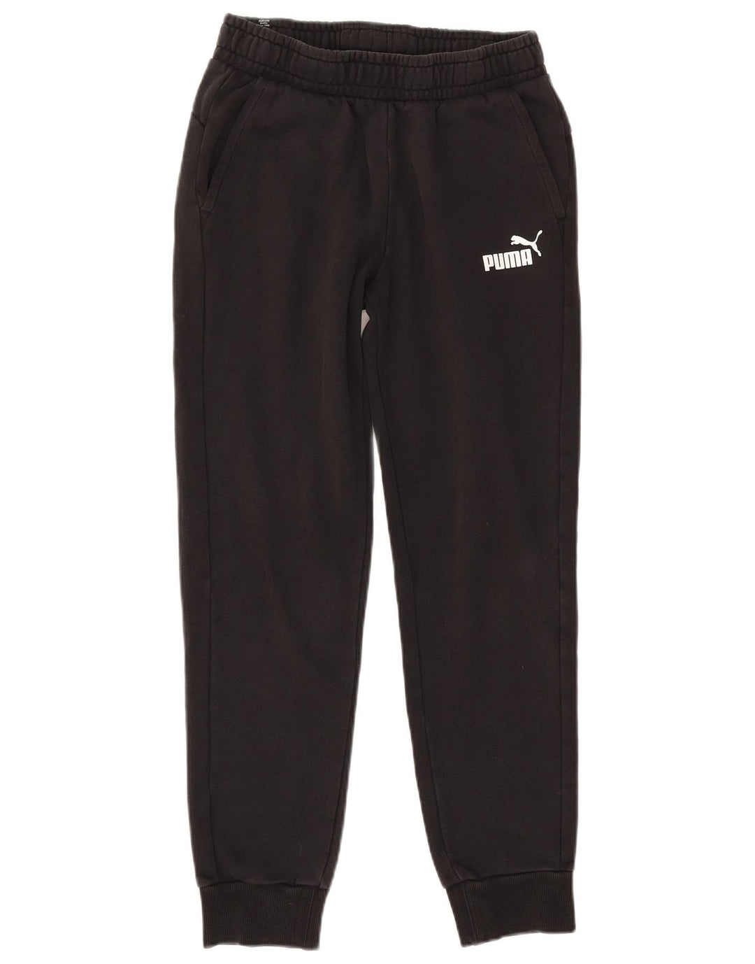 PUMA Pantalones de chándal para hombre Joggers Medium Black Cotton