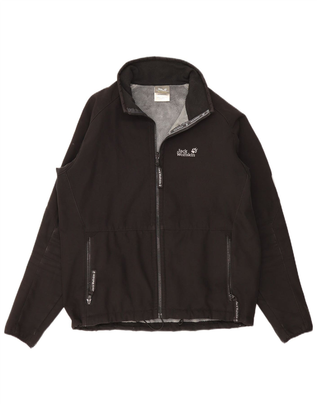 Jack Wolfskin Chaqueta Bomber Mujer UK 36/38 Mediano Negro Poliéster
