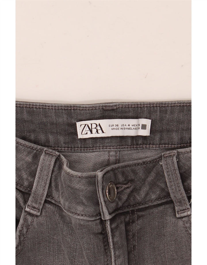 Zara Vaqueros Bootcut Mujer EU 36 XS W26 L26 Gris