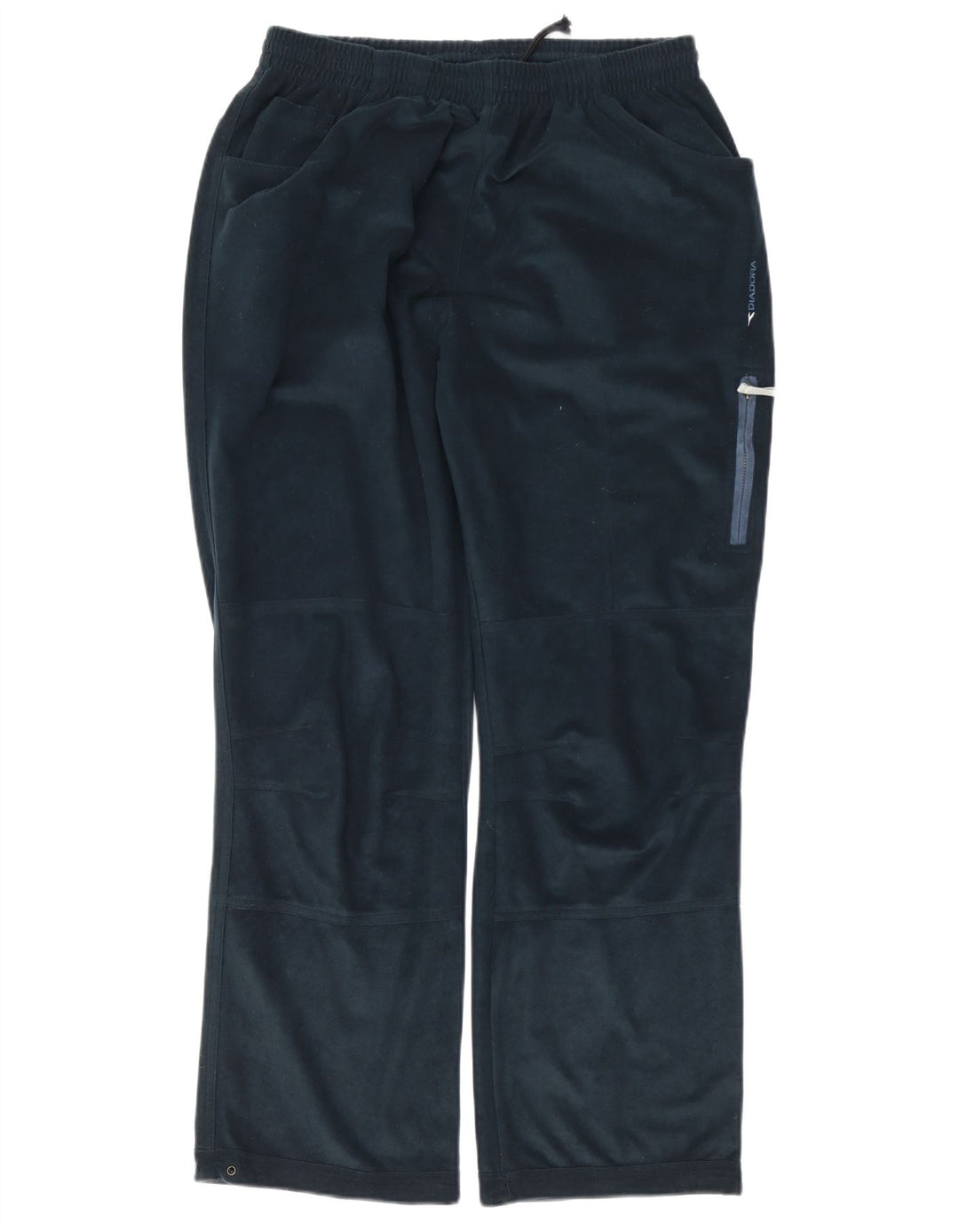 Diadora Pantalones cargo de chándal para hombre, talla 42, poliéster azul grande